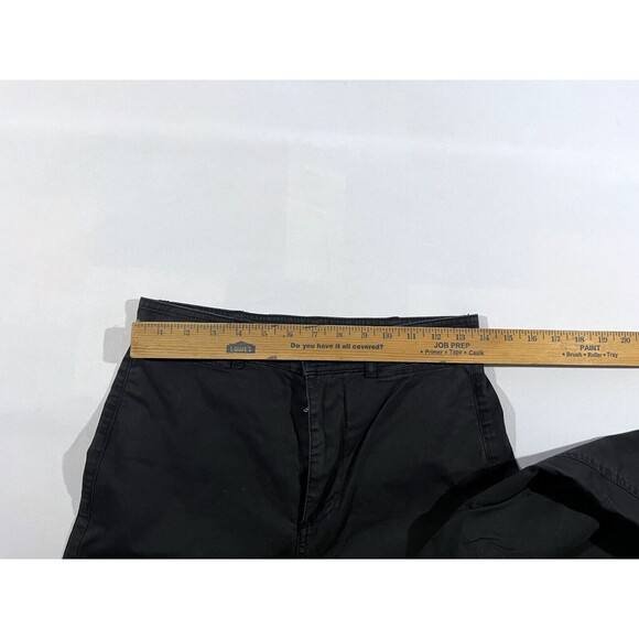 EVERLANE Womens Black Cropped Wide Leg High Rise Denim Pants Jeans Size 4 - Picture 5 of 9